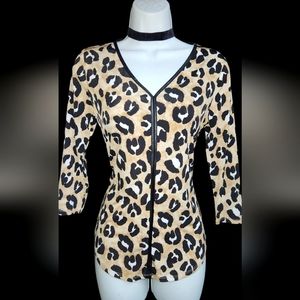 Liz Clairborne Leopard Blouse